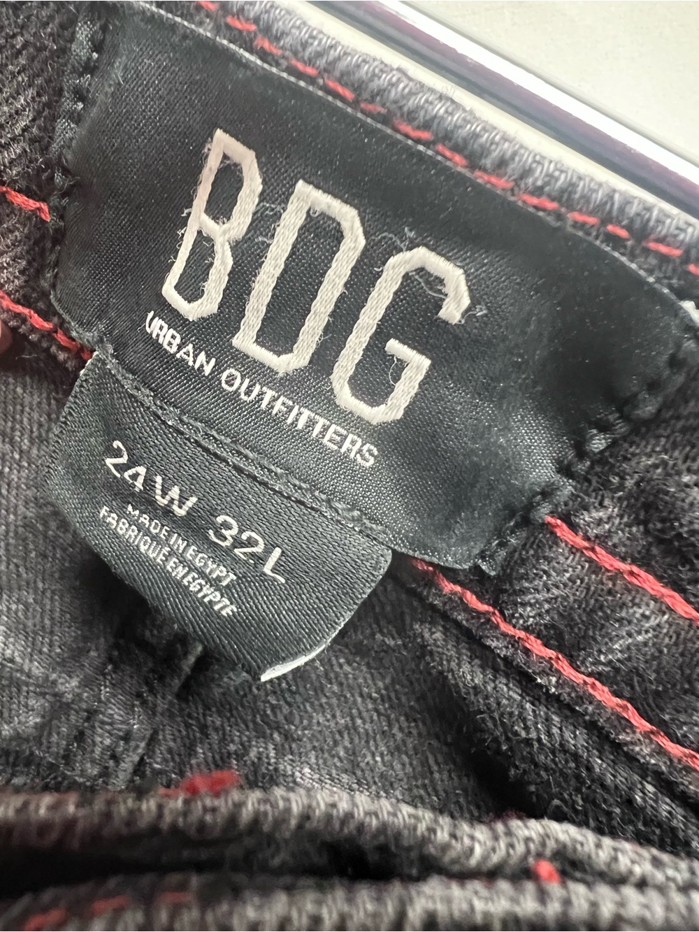 BDG Urban Outfitters Women’s 24W 32L Kayla Lowrider Jeans Black NWT - Picture 7 of 9